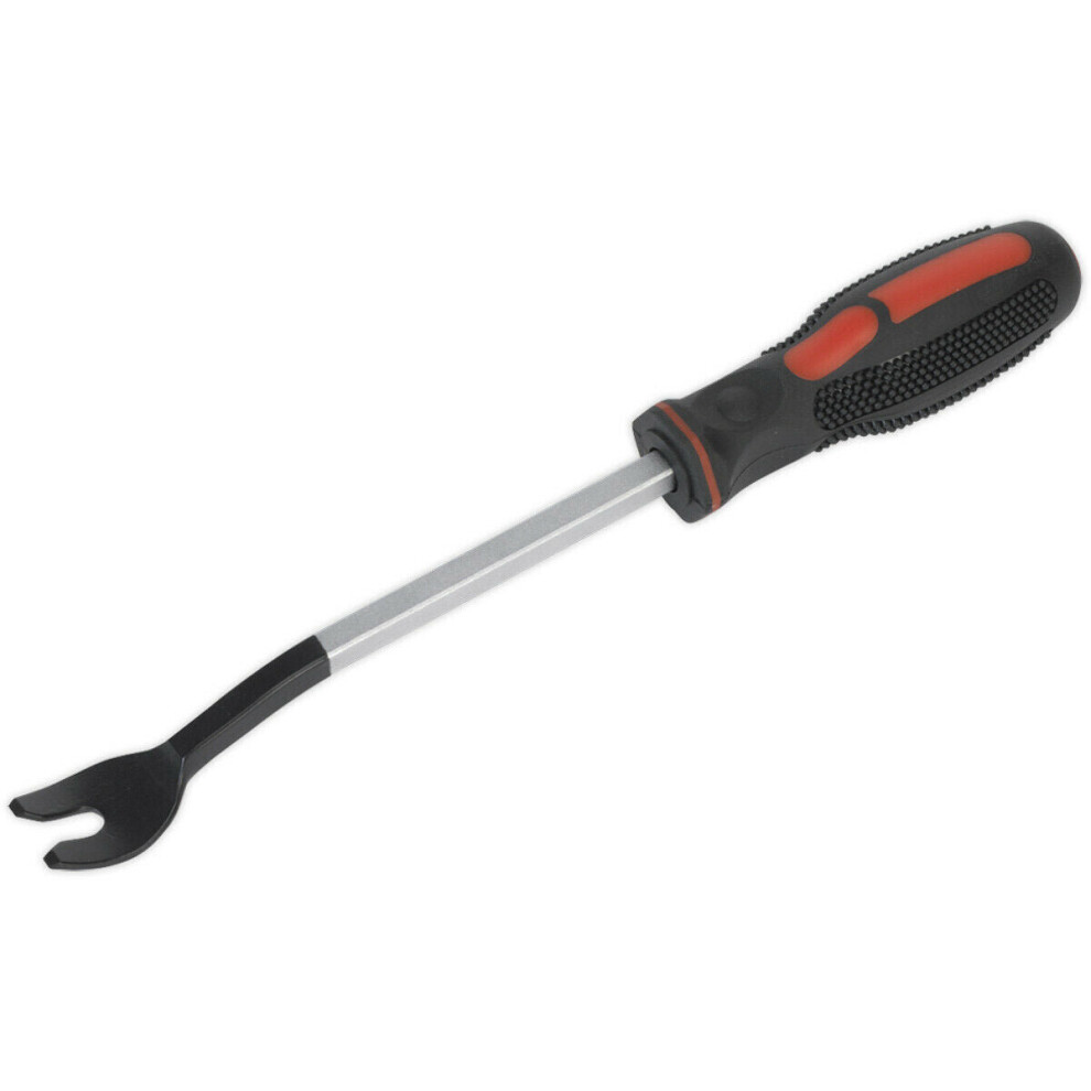 Door Trim Clip Removal Tool - U-Profile Tip - Comfort Grip Handle - 290mm Length