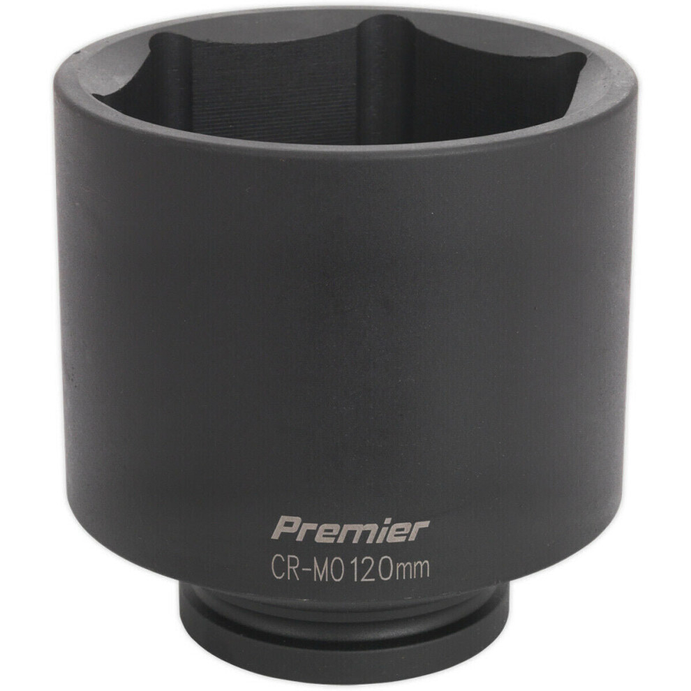 120mm Forged Deep Impact Socket - 1 Inch Sq Drive - Chromoly Wrench Socket
