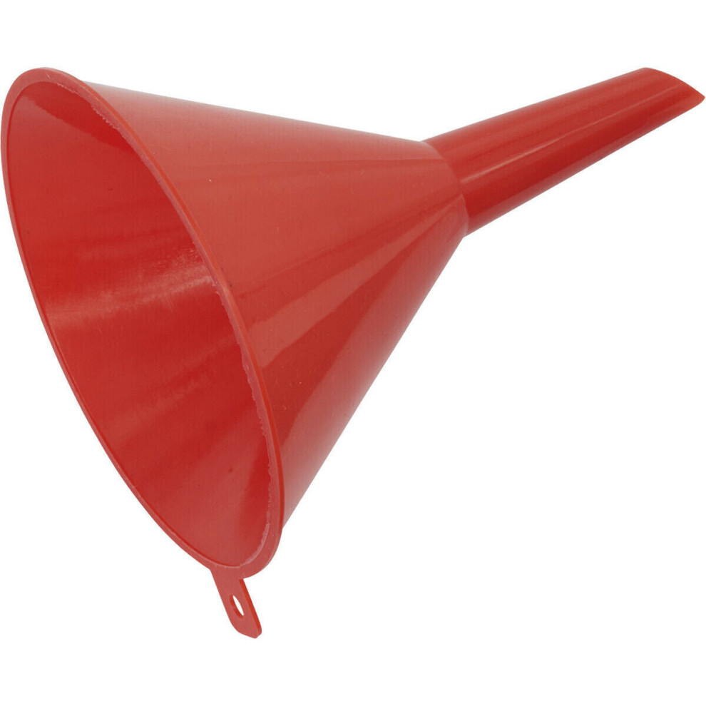 115Mm Funnel With Straight Fixed Spout - Integral Hanging Eye - Ventilation Tube 5056524275603