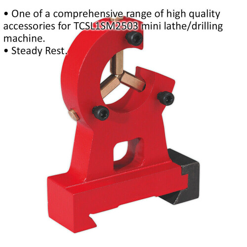 Loops Fixed Steady Rest Centre - Suitable for ys08817 Mini Lathe & Drilling Machine 1