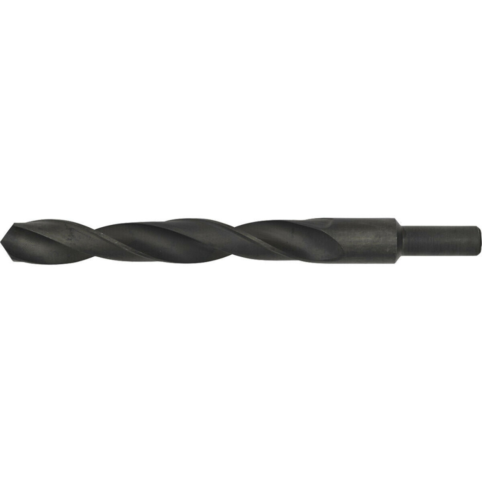 19.5 x 205mm HSS Roll Forged Blacksmith Drill Bit - Reduced Shank - 140mm Flute