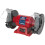 Loops 200mm Workshop Bench Grinder - 600W Copper Wound Induction Motor - Two Stones 3