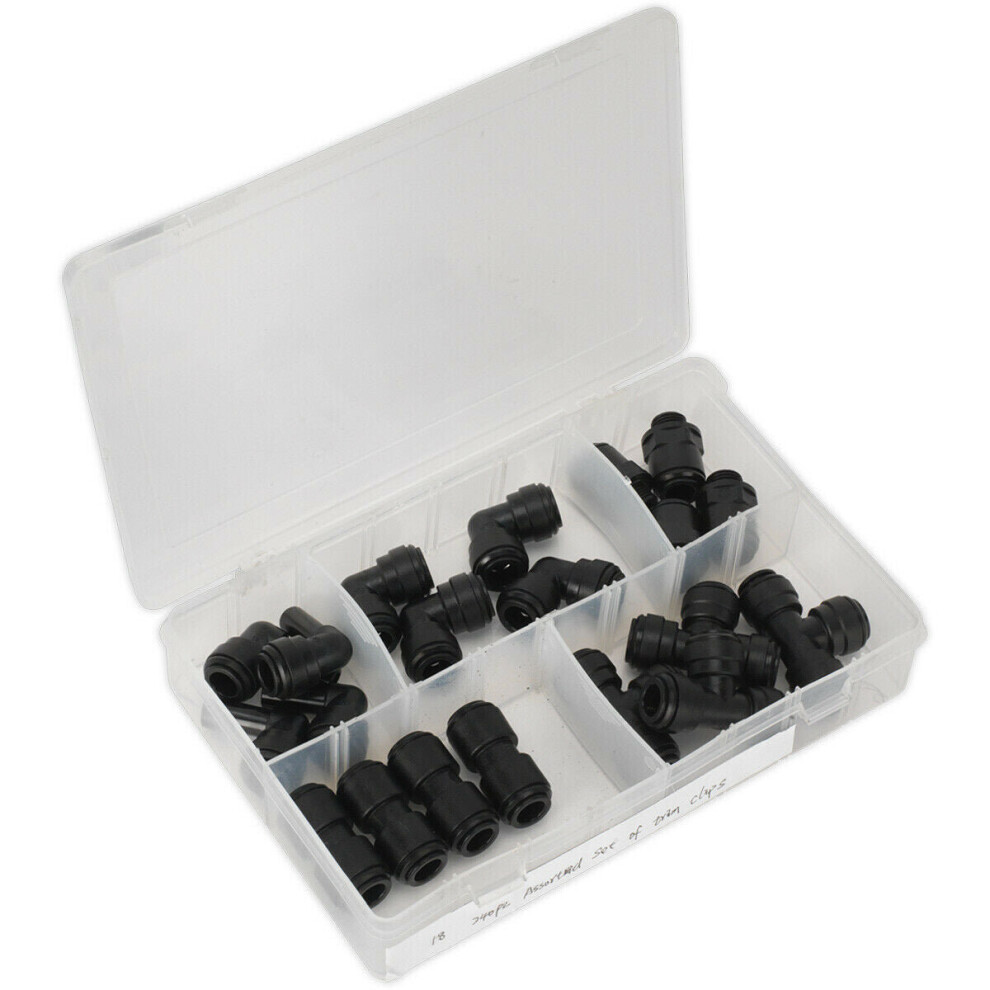 20 Pack - Various 10Mm Pneumatic Couplers - Straight Stem Elbow Equal T Splitter 5056524238189