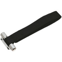 300mm Oil Filter Strap Wrench - 3/8" & 1/2" Sq Drive - Nylon Webbing Strap
