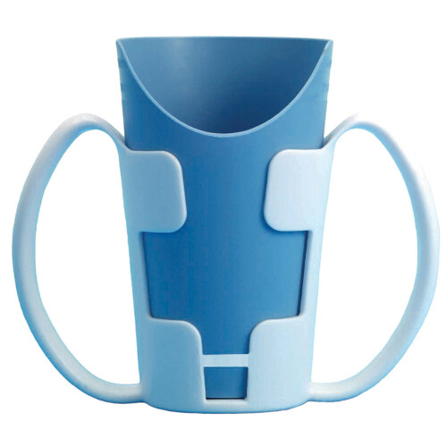 Dual Handled Cup Holder - Two Large Handles for Better Control Cup Not Included 2