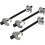 Loops 3 PACK 235mm Coil Spring Compressor Kit with Safety Hooks Jaw - 1200kg Max Load 3