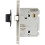 Loops 76mm Residential Contract Upright Latch Square Forend Nickel Plated 4