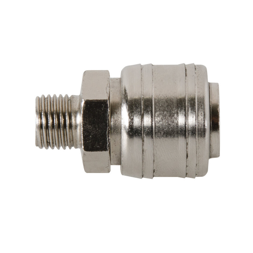 1/4" EURO Air Tool / Hose Male Thread Quick Coupler Connector BSP 42mm Adapter