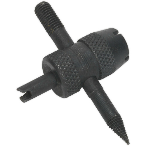Loops Knurled Tyre Vale Service Tool - Core Removal Clean Internal & External Threads 2