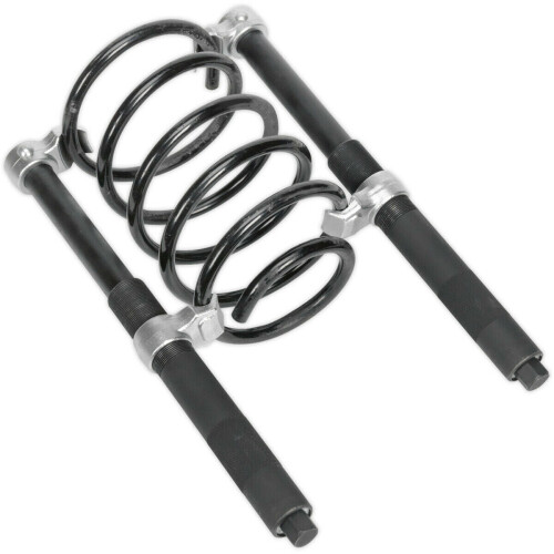 Loops 2 PACK 280mm Coil Spring Compressor Kit & High Security Safety Hooks -2500kg Max