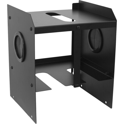Loops Wall Mounted Twin Power Tool Storage Rack Bracket - Drill Battery Charger Shelf