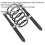 Loops 2 PACK 280mm Coil Spring Compressor Kit & High Security Safety Hooks -2500kg Max 2