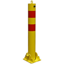 900mm Heavy Duty Folding Bollard with Lock - 200 x 220mm Base Plate - Road Stop