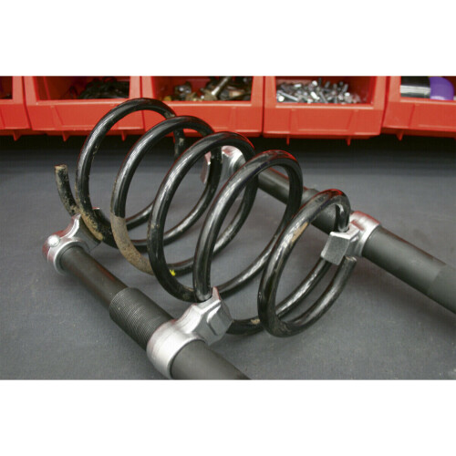 Loops 2 PACK 280mm Coil Spring Compressor Kit & High Security Safety Hooks -2500kg Max 2