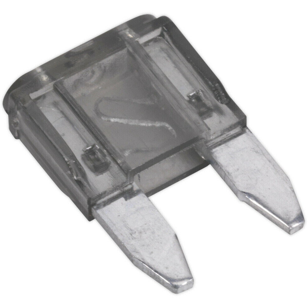 50 Pack 2A Automotive Mini Blade Fuse Pack - 2 Prong Vehicle Circuit Fuses 5056524287552