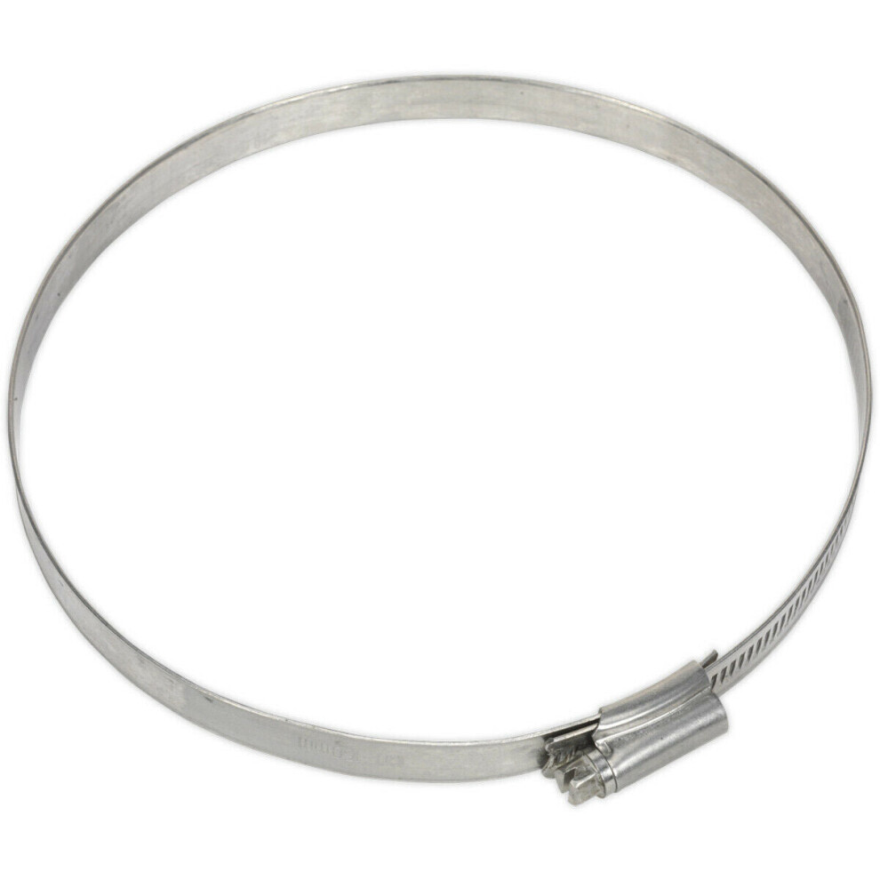 5 Pack Stainless Steel Hose Clip - 130 To 150Mm Diameter - Hose Pipe Clip Fixing 5056581918871