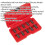Loops 10 Piece Multi-Spline Screw Extractor Set - Reverse Spiral Design - Hex Head 2