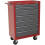 Loops 620 x 330 x 885mm 7 Drawer RED Portable Tool Chest Locking Mobile Storage Box 4