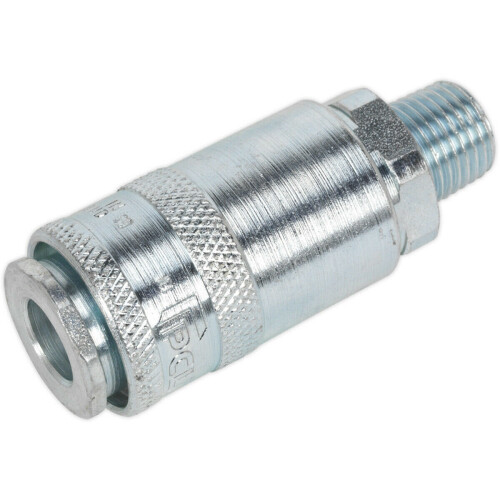 Loops 1/4 Inch BSPT Coupling Body - Male Thread - 100 psi Free Airflow Rate - Workshop 2
