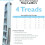 Loops 0.8m Aluminium Swingback Step Ladders 4 Tread Professional Lightweight Steps 2