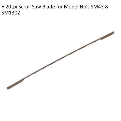 Loops 12 PACK - Scroll Saw Blade Set - 20 TPI - Woodwork ACCURATE Joint Cutting 1