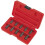 Loops 10 Piece Multi-Spline Screw Extractor Set - Reverse Spiral Design - Hex Head 3