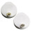 Ergonomically Designed Easy Grip Cup with Cap - Spill proof Nozzle - Clear 3