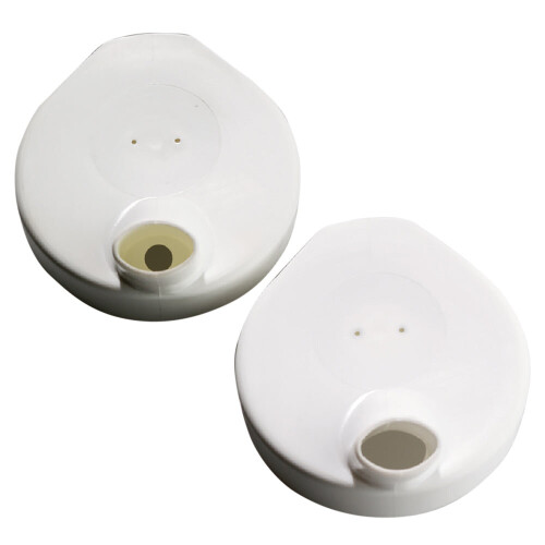 Ergonomically Designed Easy Grip Cup with Cap - Spill proof Nozzle - Clear 2
