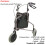 Loops Silver Three Wheeled Steel Tri-Walker - Height Adjustable - 115kg Weight Limit 2