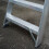 Loops 0.8m Aluminium Swingback Step Ladders 4 Tread Professional Lightweight Steps 4