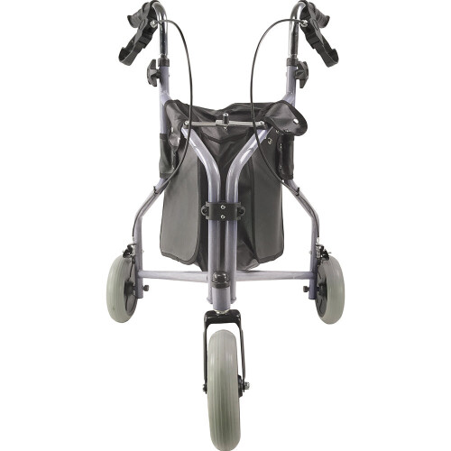Loops Silver Three Wheeled Steel Tri-Walker - Height Adjustable - 115kg Weight Limit 2