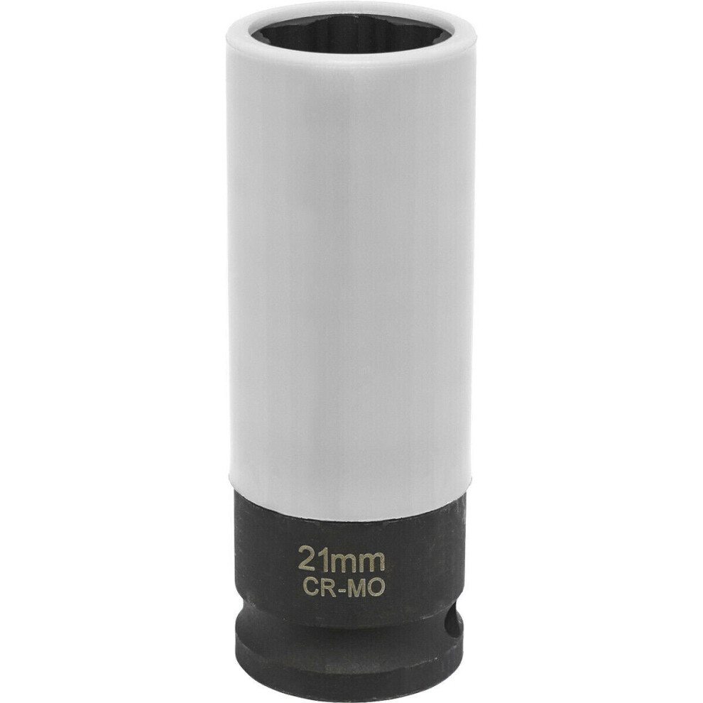 Loops 21Mm Alloy Wheel Star Profile Impact Socket - 1/2" Sq Drive - For Hyundai