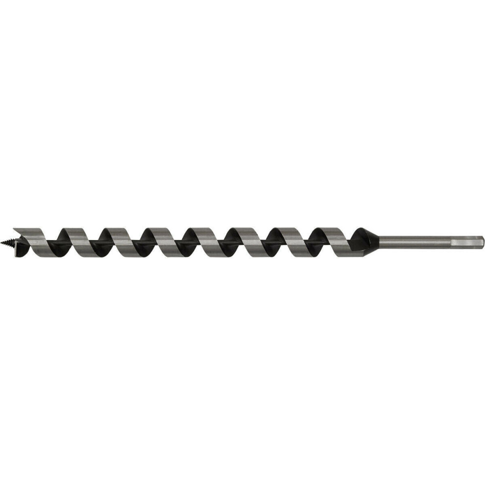28 X 460Mm Hardened Auger Wood Drill Bit - Hexagonal Shank - Woodwork Timber 5056524262047