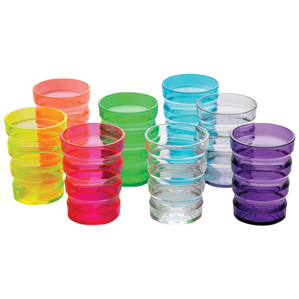 Aidapt Ergonomically Designed Easy Grip Cup With Cap - Spill Proof Nozzle - Clear