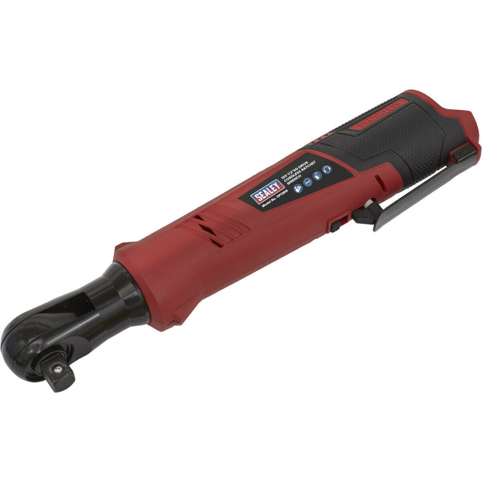 12V Cordless Ratchet Wrench - 1/2" Sq Drive - BODY ONLY - Variable Speed Control