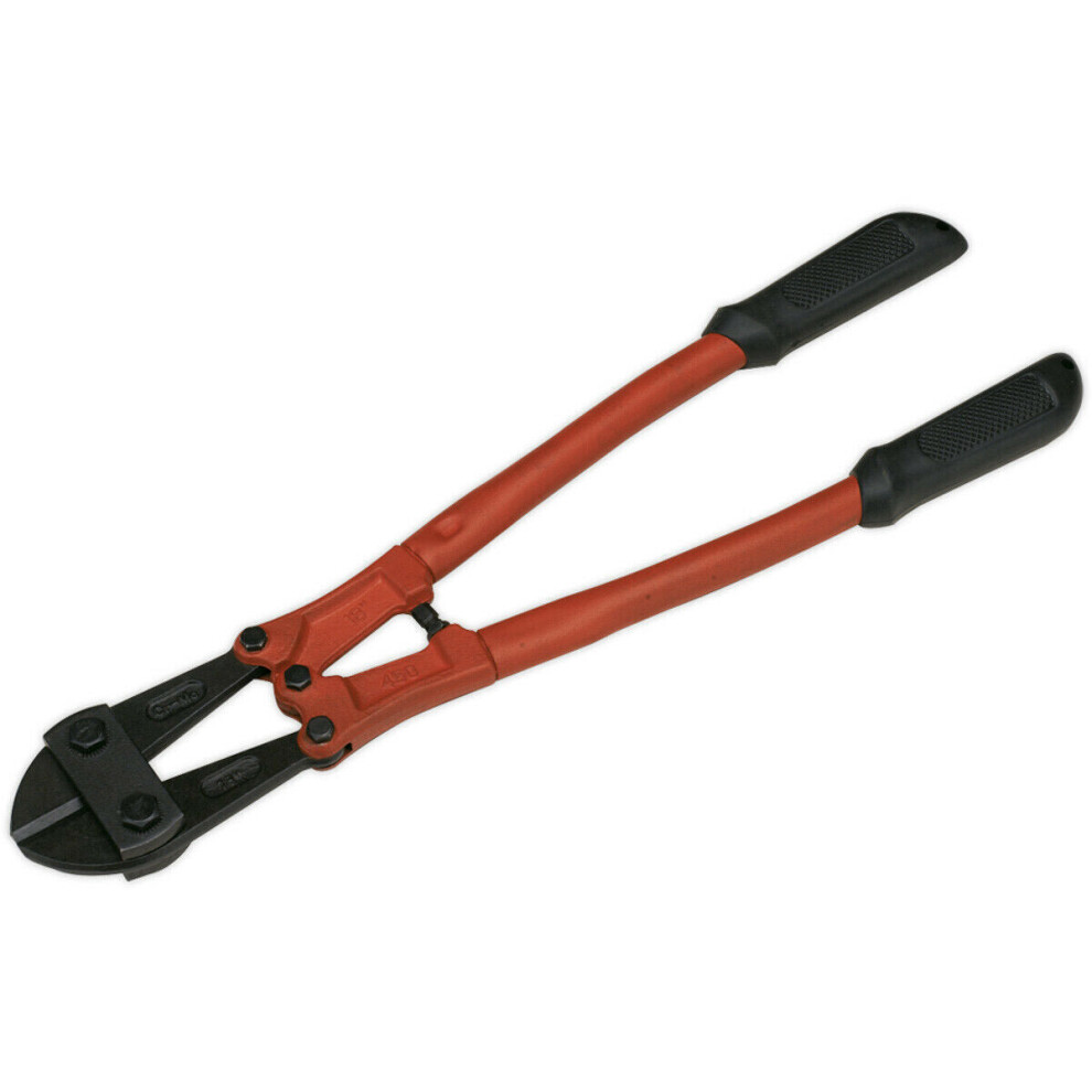 450Mm Bolt Cropper - 8Mm Jaw Capacity - Chromoly Steel Jaws - Rubber Grips 5056524245569