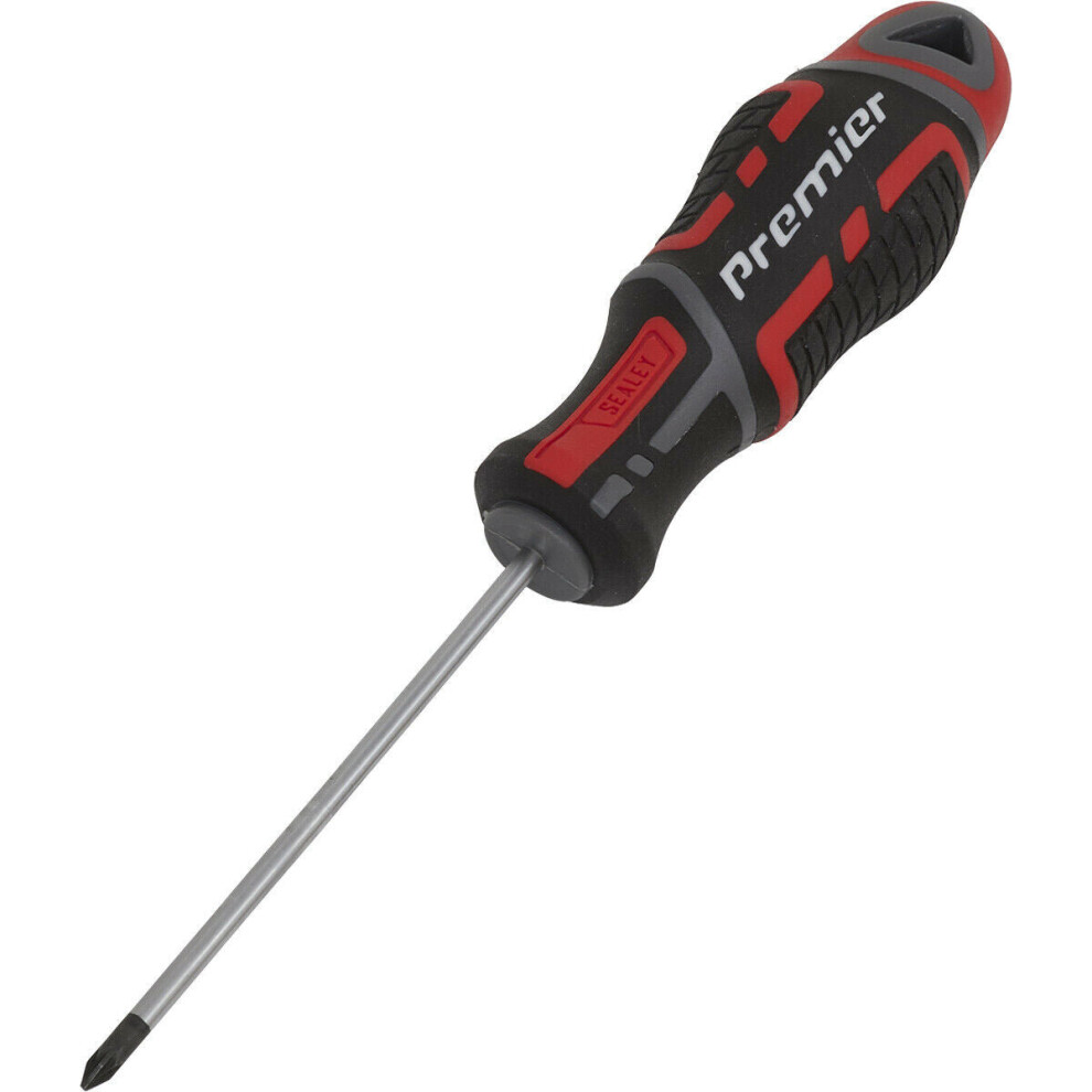 PREMIUM Pozi 0 x 75mm Screwdriver - Ergonomic Soft Grip - Magnetic Tip Driver-image-OPC-P8WK2BW-NEW