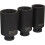 Loops 3 PACK - 30mm 32mm 36mm DEEP Impact Socket Set - 1/2" Square Drive - 12 Point 1