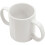 Dual Handled Ceramic Mug - Dishwasher and Microwave Safe - Drinking Aid 1