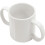 Dual Handled Ceramic Mug - Dishwasher and Microwave Safe - Drinking Aid 4