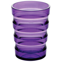 Ergonomically Designed Easy Grip Cup with Cap - Spill proof Nozzle - Purple