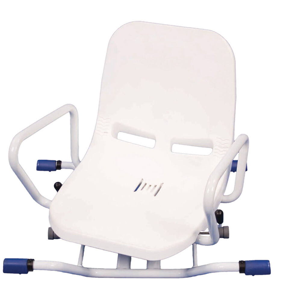 Loops Multicolor Rotating Bather Seat - Width Adjustable - 90 Degree Pivotting Base - Alloy Frame - Image 2