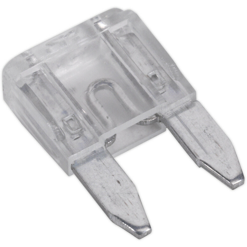 50 Pack 25A Automotive Mini Blade Fuse Pack - 2 Prong Vehicle Circuit Fuses 5056524287569