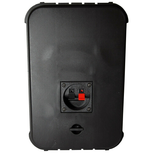 Loops 2x 6.5" 200W Moisture Resistant Stereo Loud Speakers 8Ohm Black Wall Mounted 1
