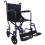 Loops Compact Attendant Propelled Lightweight Aluminium Transit Wheelchair - Blue 1