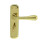 Loops PAIR Heavy Duty Lever on Angular Bathroom Backplate 180 x 40mm Polished Brass 4