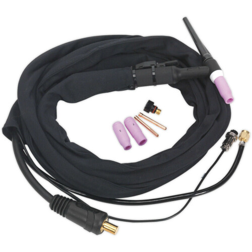 Loops 25mm Inverter TIG Welding Torch Kit with High Frequency Push Button - 2 Pin 2