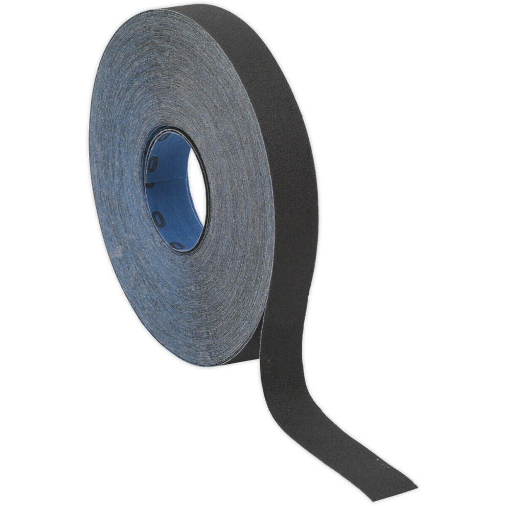 Blue Twill Emery Roll - 25mm x 25m - Flexible & Tear Resistant - 80 Grit