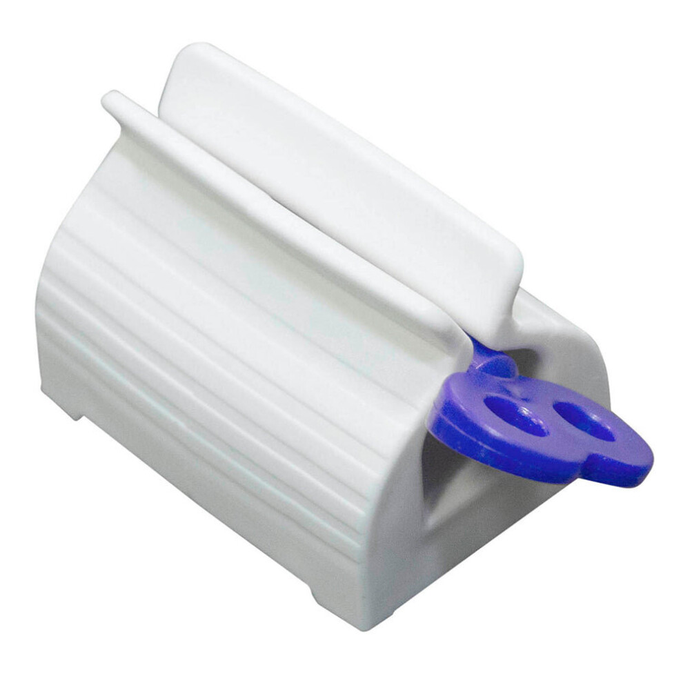 Aidapt Rolling Toothpaste Tube Squeezer - Tube Holder Stand - Reduces Waste - Blue