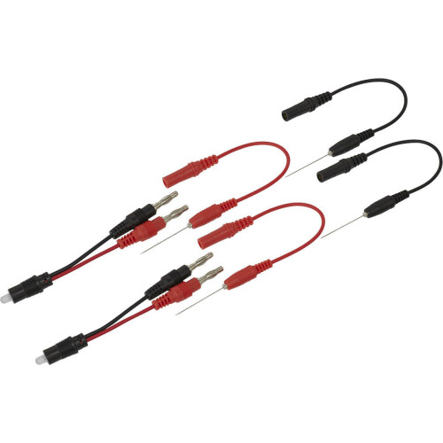 Loops 6 Piece Noid Light Test Lead Set - Automotive Diagnostic Testing - LED Lights 2